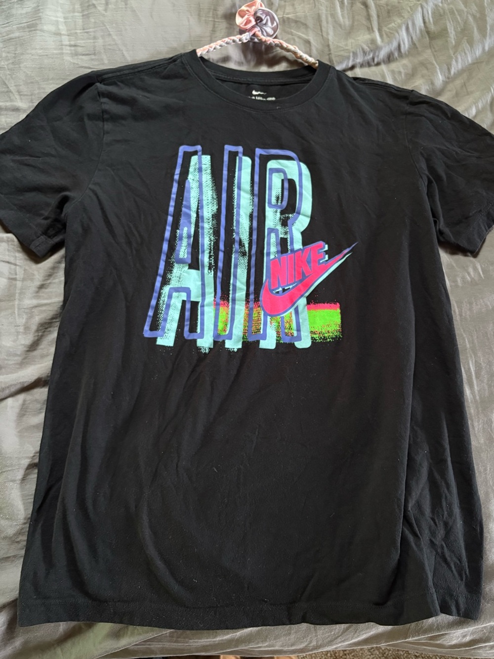 Nike Air Black Neon Graphic Logo Tee *barely worn
